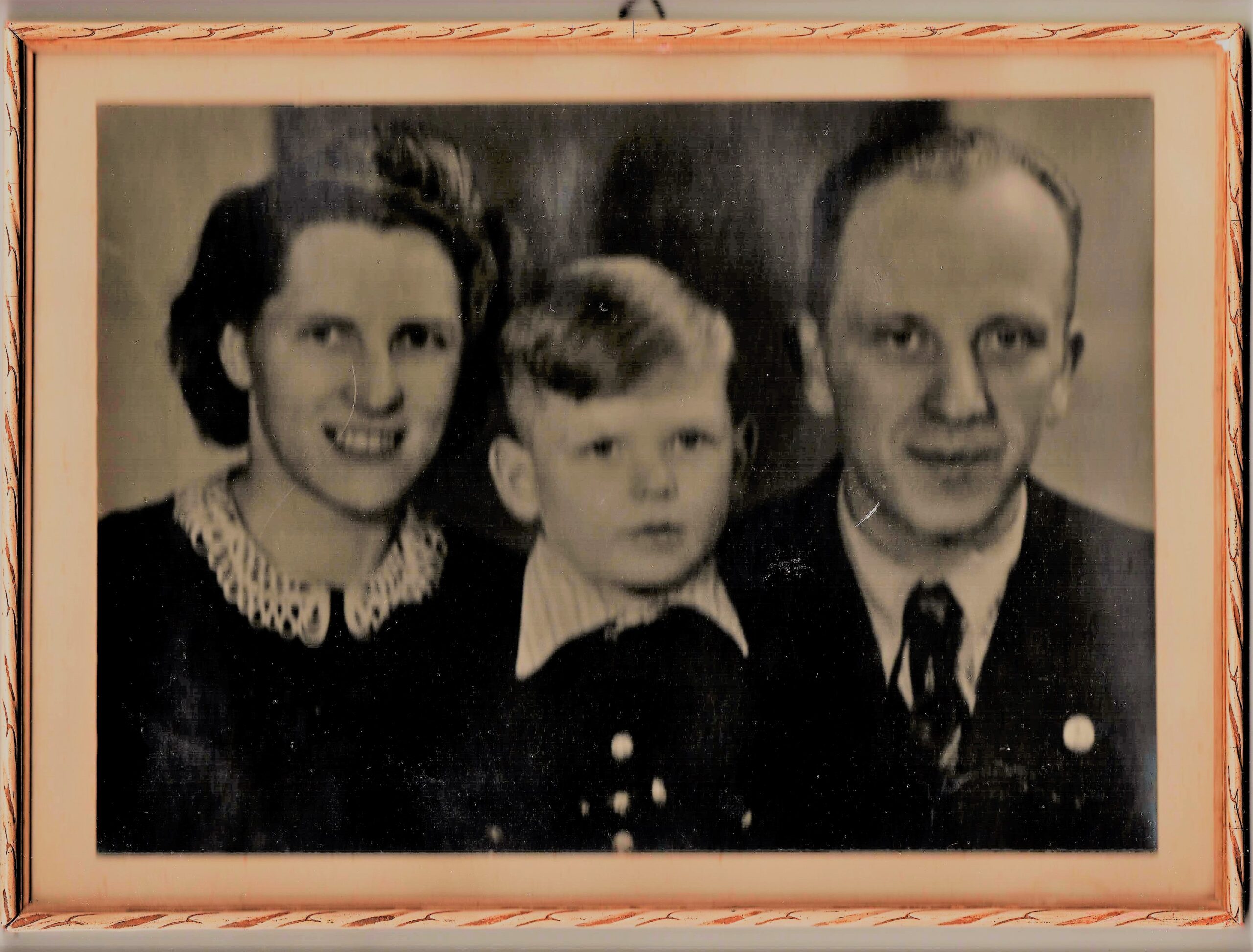 Familienfoto im September 1945