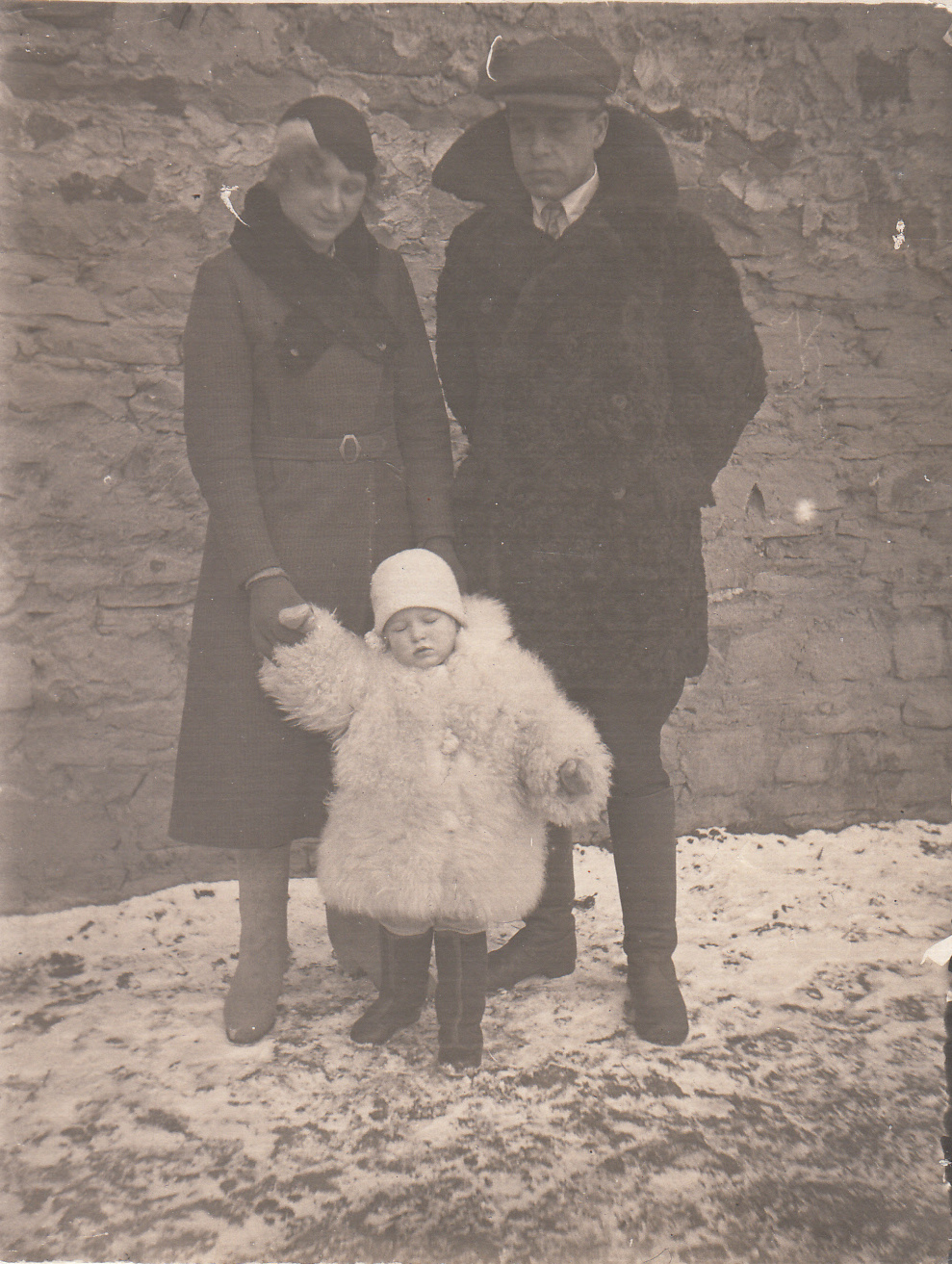 Luise, Karl und Ingeborg Vögtel, Taganrog, UdSSR